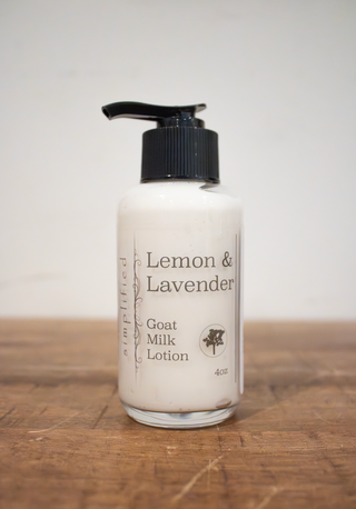 3.4 oz Lemon & Lavender Goat Milk Lotion