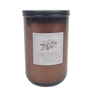 Poppy & Amber Soy Candle 10 oz