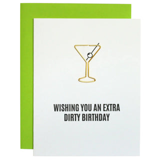 Extra Dirty Birthday Paperclip Card
