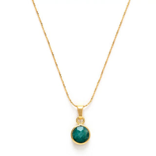 Birthstone Necklace May | Emerald