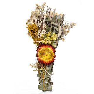 Strawflower Sage Smudge Wand