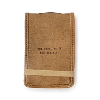 The Devil Is in the Details Mini Leather Journal