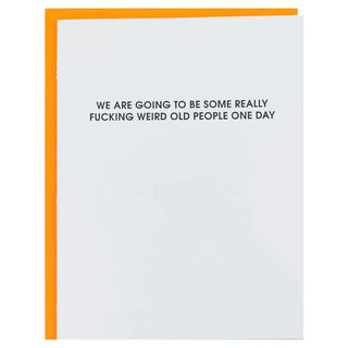 Weird Old People Card