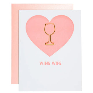 Wine Wife Paper Clip Card